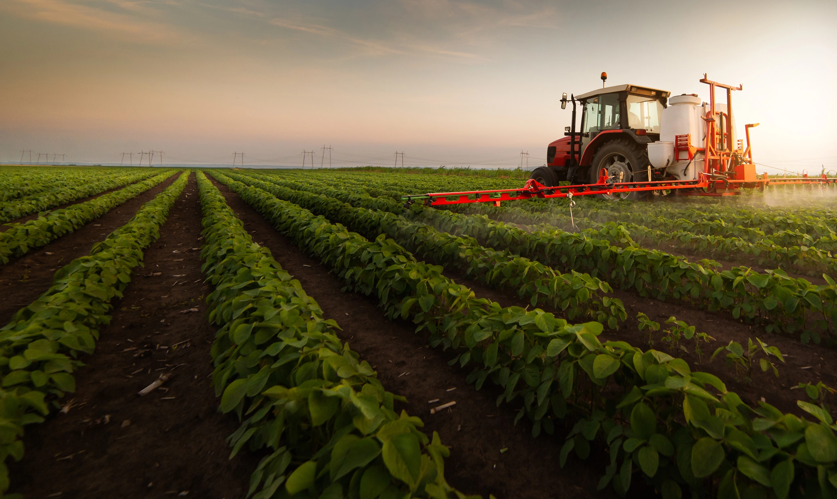 Tractor Spraying